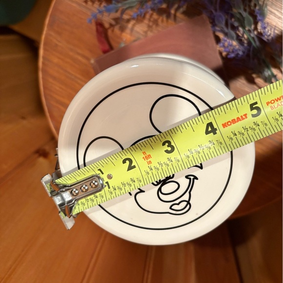 Disney Sketchbook Mickey Mouse ceramic canister 5” - Picture 10 of 10